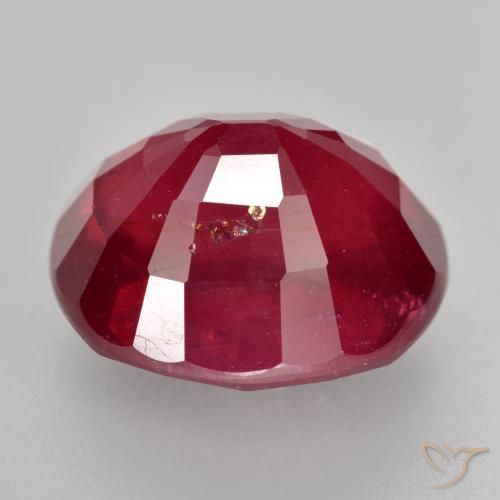 Rubino Rosso medio naturale da 15.41 ct, Ovale, VS-SI