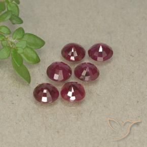 Gemme di Rubino Vino rosso naturale da 1.50 ct, Rotondo, VS-SI