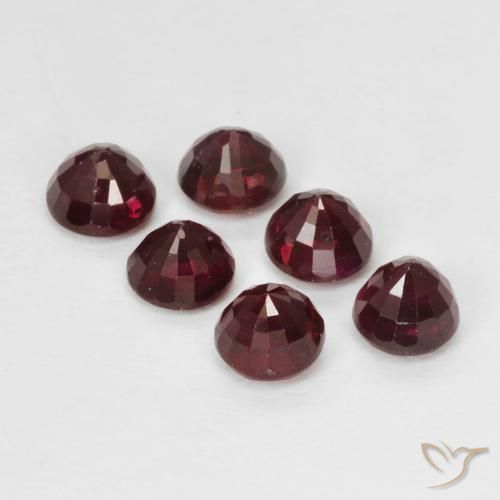 Gemme di Rubino Vino rosso naturale da 1.79 ct, Rotondo, VS-SI