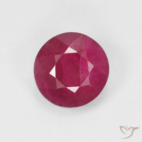 0.97ct Naturale marmellata rossa Rubino, Rotondo, VS-SI
