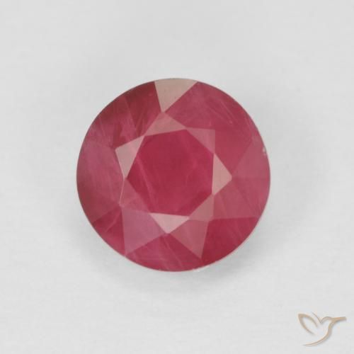 1.05ct Naturale Rosso medio Rubino, Rotondo, VS-SI