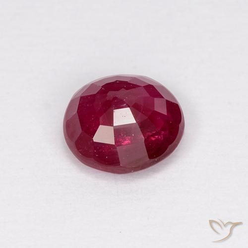 Rubino Rosso medio naturale da 0.72 ct, Rotondo, VS-SI
