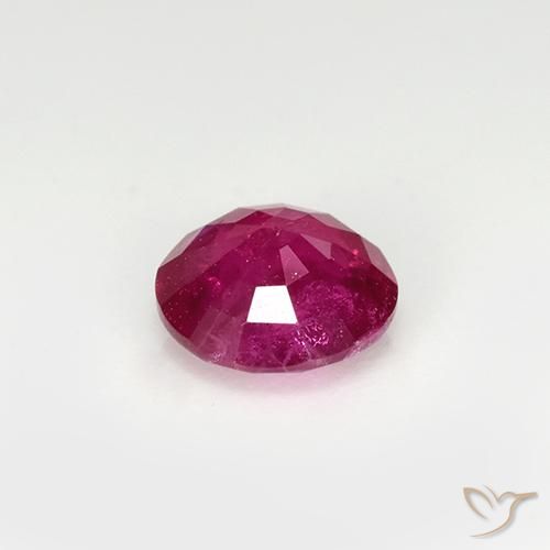 Rubino Rosso medio naturale da 0.64 ct, Rotondo, VS-SI