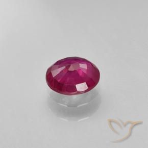 Rubino Rosso tendente al rosa naturale da 0.63 ct, Rotondo, VS-SI