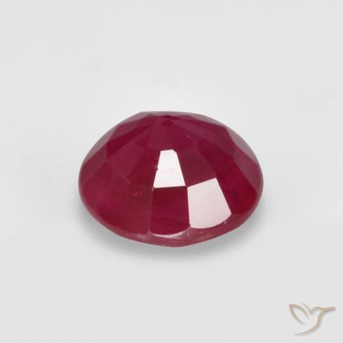 Rubino Rosso medio naturale da 0.83 ct, Rotondo, VS-SI