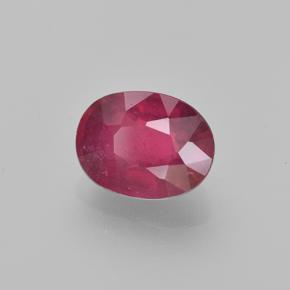 Rubino Rosa rossastra naturale da 1.91 ct, Taglio ovale, VS-SI