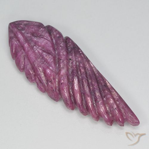 15.91ct Naturale Viola medio-scuro Rubino, Taglio a fantasia, Opaco