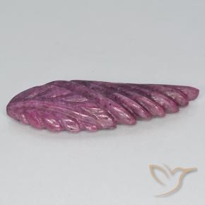 Rubino Viola medio-scuro naturale da 15.91 ct, Taglio a fantasia, Opaco