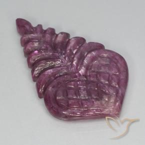 Rubino Viola Boysenberry naturale da 18.39 ct, Taglio a fantasia, Opaco