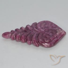 Rubino Viola Boysenberry naturale da 18.39 ct, Taglio a fantasia, Opaco