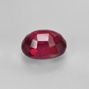Rubino naturale rosso da 2,09 ct, taglio ovale, VS-SI