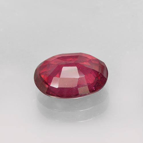 Rubino Ribes Rosso naturale da 1.54 ct, Taglio ovale, VS-SI