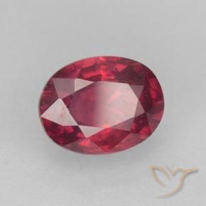 Rubino Ribes Rosso naturale da 1.72 ct, Ovale, VS-SI