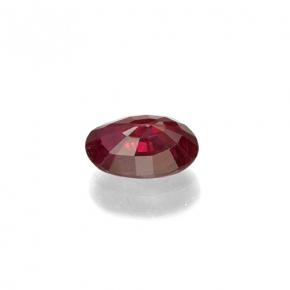 Rubino Rosso medio naturale da 0.62 ct, Taglio ovale, VS-SI