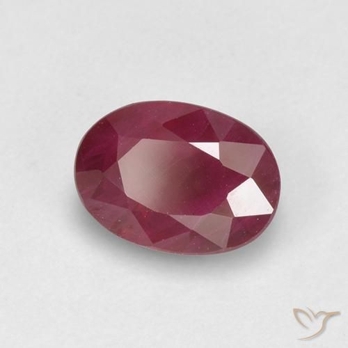 Rubino Cremisi Profondo naturale da 1.13 ct, Ovale, VS-SI