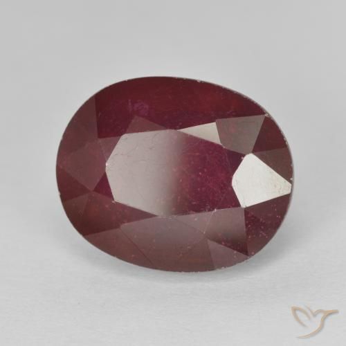 Rubino Vino rosso naturale da 11.50 ct, Ovale, VS-SI