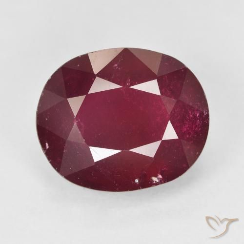 11.91ct Naturale Vino rosso Rubino, Ovale, VS-SI