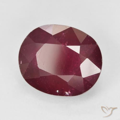 Rubino Vino rosso naturale da 11.91 ct, Ovale, VS-SI