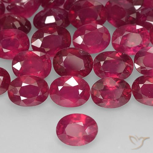 Rubino Rosso medio-scuro naturale da 2.01 ct, Ovale, VS-SI