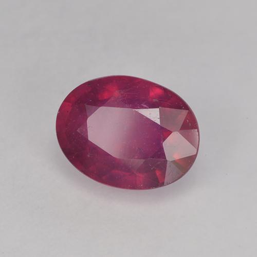 Rubino Rosso medio naturale da 1.84 ct, Ovale, VS-SI