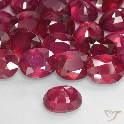 Rubino Rosso medio-scuro naturale da 2.86 ct, Ovale, VS-SI