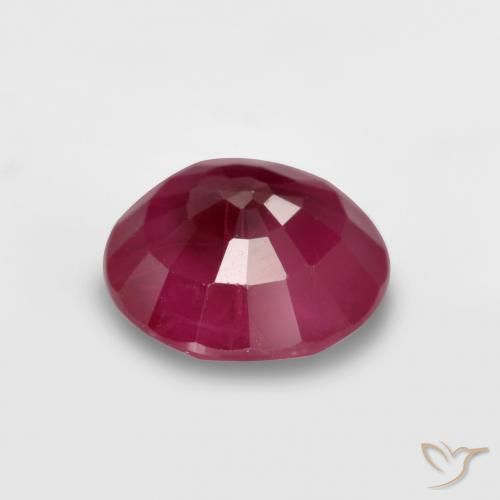 Rubino Rosso medio naturale da 0.79 ct, Rotondo, VS-SI