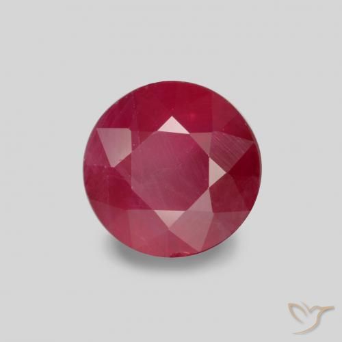 0.87ct Naturale marmellata rossa Rubino, Rotondo, VS-SI