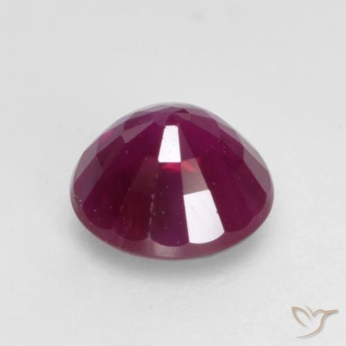 Rubino Rosso lampone naturale da 0.67 ct, Rotondo, VS-SI