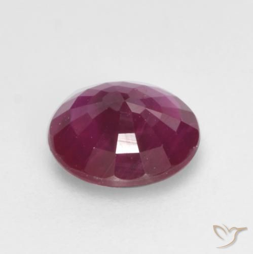 Rubino Magenta-Rosa naturale da 0.66 ct, Rotondo, VS-SI