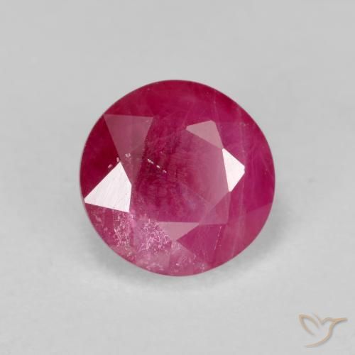 Rubino Rosso medio naturale da 1.14 ct, Rotondo, SI