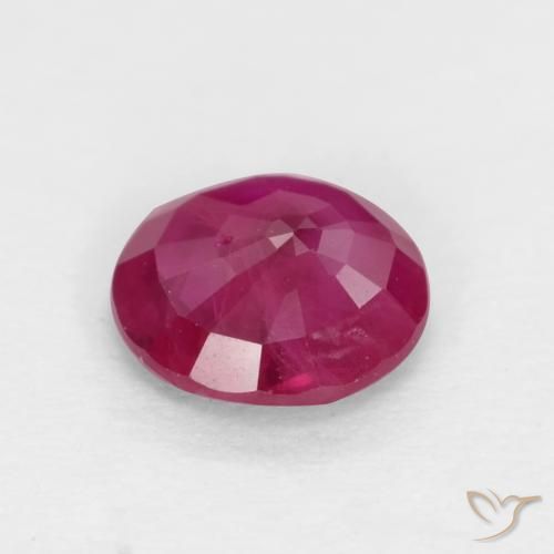 Rubino Rosso chiaro naturale da 0.54 ct, Rotondo, VS-SI
