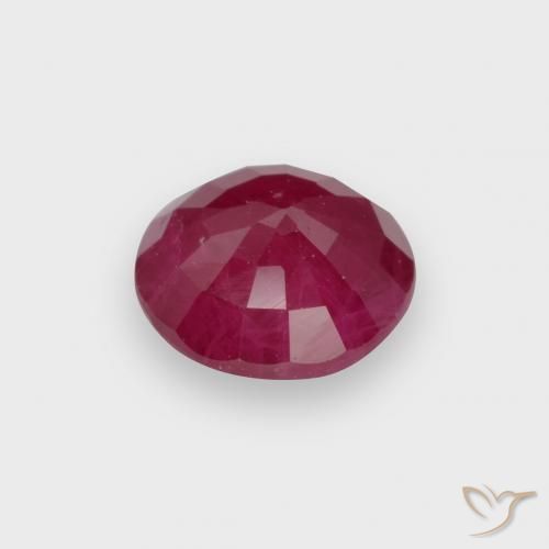 Rubino Rosso medio naturale da 0.66 ct, Rotondo, VS-SI