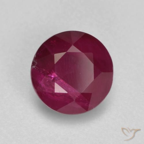 Rubino Rosso medio naturale da 0.94 ct, Rotondo, SI