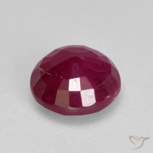 Rubino Rosso medio naturale da 0.94 ct, Rotondo, SI