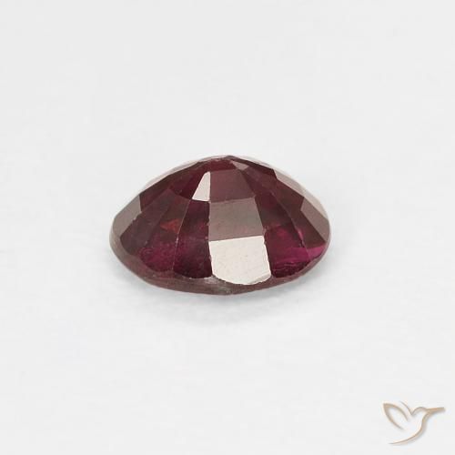 Rubino Rosso brillante naturale da 0.44 ct, Ovale, VS-SI