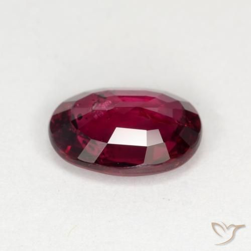 Rubino Ribes Rosso naturale da 1.37 ct, Ovale, VS-SI