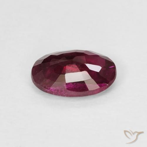 Rubino Rosso medio naturale da 0.53 ct, Ovale, VS-SI