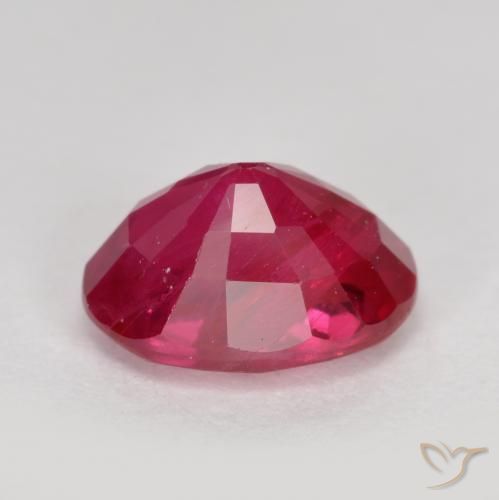 Rubino marmellata rossa naturale da 1.37 ct, Ovale, VS-SI