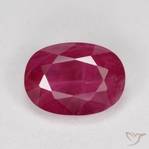 1.05ct Naturale Rosso medio Rubino, Ovale, VS-SI