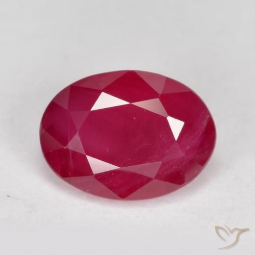 1.15ct Naturale marmellata rossa Rubino, Ovale, VS-SI