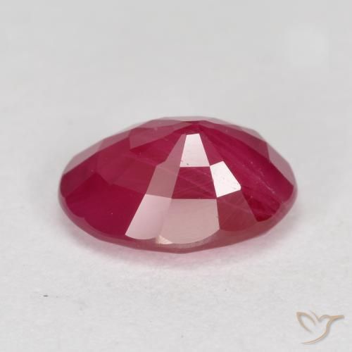 Rubino marmellata rossa naturale da 1.15 ct, Ovale, VS-SI