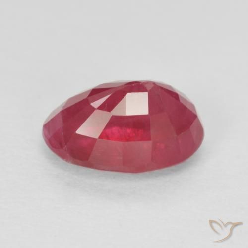Rubino Rosso medio naturale da 1.17 ct, Ovale, VS-SI
