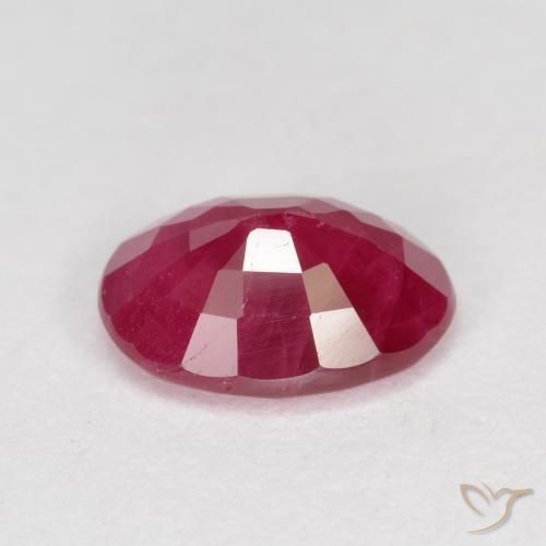 Rubino Rosso chiaro naturale da 0.94 ct, Ovale, VS-SI