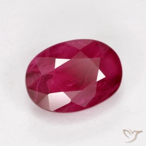 Rubino Cremisi Profondo naturale da 1.11 ct, Ovale, VS-SI