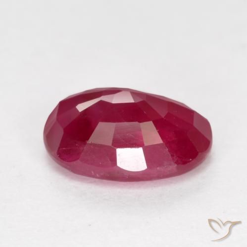 Rubino Cremisi Profondo naturale da 1.11 ct, Ovale, VS-SI