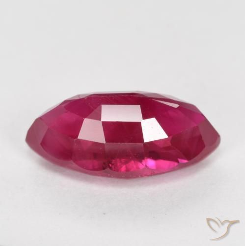 Rubino Rosso tendente al rosa naturale da 1.66 ct, Taglio marquise, VS-SI