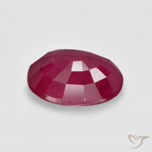 Rubino Cremisi Profondo naturale da 1.13 ct, Ovale, VS-SI