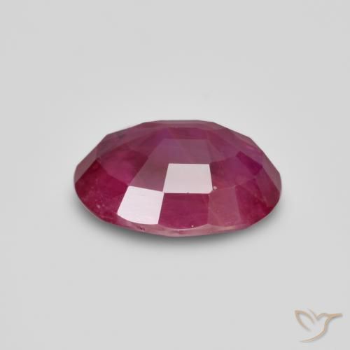 Rubino Rosso tendente al rosa naturale da 1.15 ct, Ovale, SI