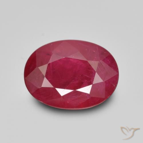 1.12ct Naturale marmellata rossa Rubino, Ovale, VS-SI