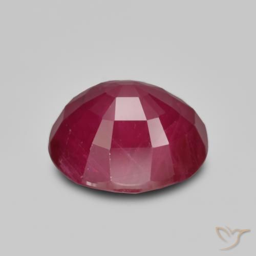 Rubino Vino rosso naturale da 1.41 ct, Ovale, VS-SI